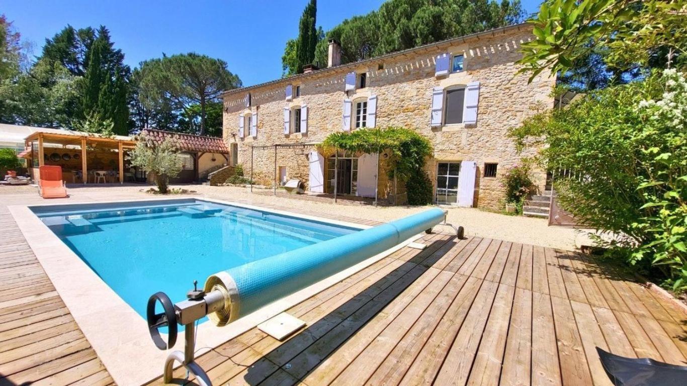Domaine La Buissiere Duravel "La Maison" Piscine Privative Eksteriør billede
